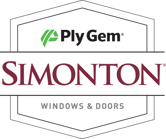 Ply Gem and Simonton Windows & Doors authorized dealer logo - premium window and door manufacturers