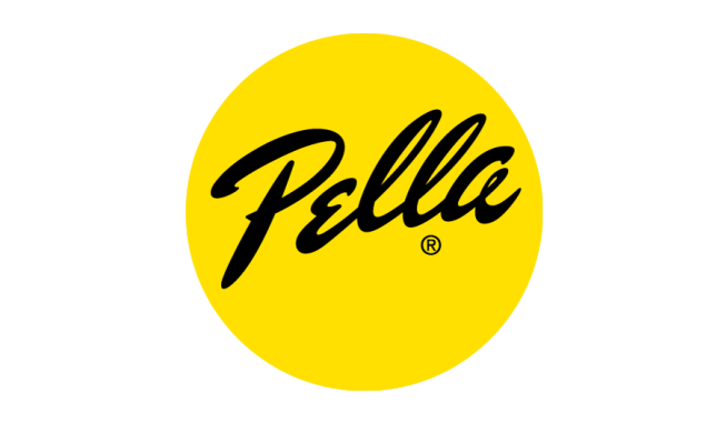 Pella windows and doors official logo - authorized dealer serving Charlotte Metro area in North Carolina